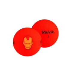 Volvik Marvel Avengers 5 Golf Balls Character Pack -Fine Golf Store IronManBall