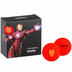 Volvik Marvel Character Golf Ball 4 Pack -Fine Golf Store Iron Man Square f6081a14 2c4c 4d45 a28a de131575e716