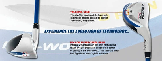 Tour Edge Bazooka JMax Draw Ironwoods (Left Hand Only) 3 Tour Edge Bazooka JMax Draw Ironwoods (Left Hand Only) - Image 3