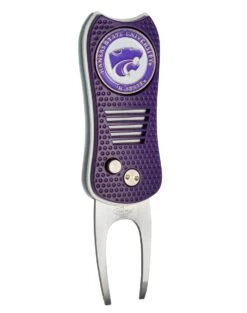 Team Golf Retractable Switchblade Switchfix Divot Tool Ball Marker - NCAA -Fine Golf Store KansasState Wildcats Switchfix 44448 123