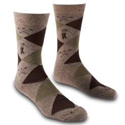 Kartel Argyle Golf Socks -Fine Golf Store KartelArgyleSocks Fawn