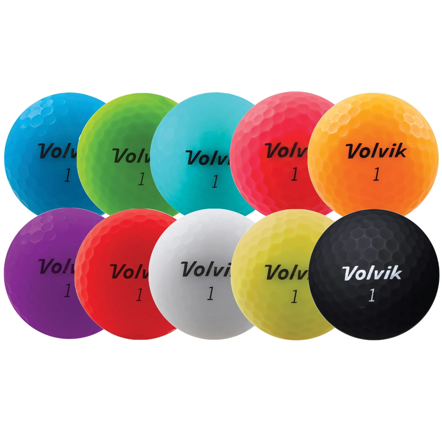 Volvik Vivid Focus Matte Finish Golf Balls 1 Volvik Vivid Focus Matte Finish Golf Balls