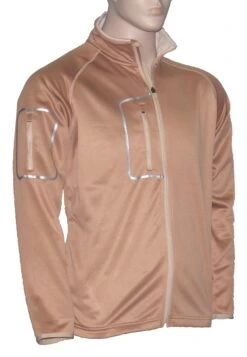 The Weather Company TWC Men's Poly-Flex Full Zip Jacket -Fine Golf Store Men s PolyFlex Jacket Iced Coffee Cream