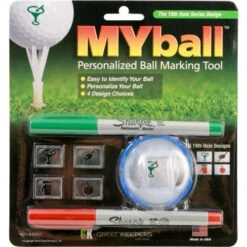 MyBall Personalized Ball Marking Tool -Fine Golf Store MyBall Marking Tool 19th Hole