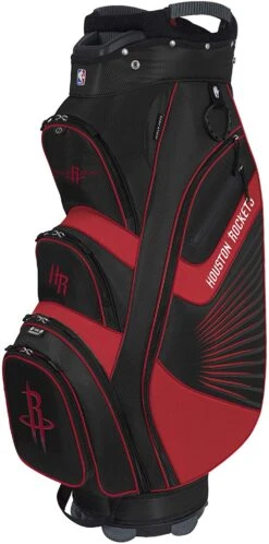 NBA The Bucket II Team Effort Cart Bag 21 NBA The Bucket II Team Effort Cart Bag -Fine Golf Store NBA Cart Bag Houston Rockets