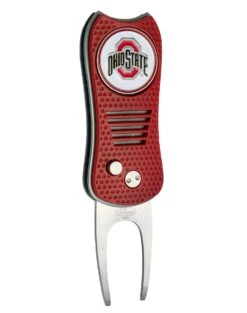 Team Golf Retractable Switchblade Switchfix Divot Tool Ball Marker - NCAA -Fine Golf Store OhioState Buckeyes Switchfix 44448 142