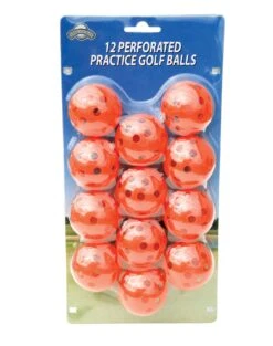 OnCourse Golf Perforated Practice Golf Balls -Fine Golf Store OnCourse Perferated Golf Balls 13061