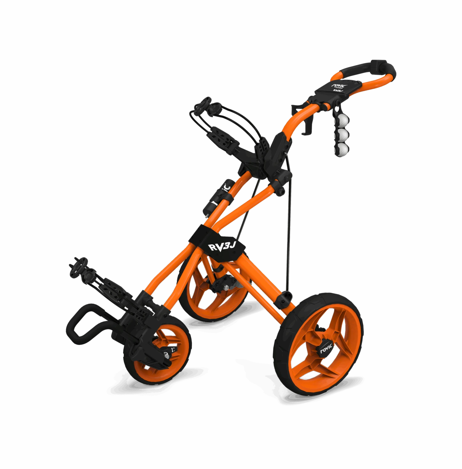 Clicgear Golf 3-Wheel Rovic Junior Push Cart Model RV3J 6 Clicgear Golf 3-Wheel Rovic Junior Push Cart Model RV3J - Image 6