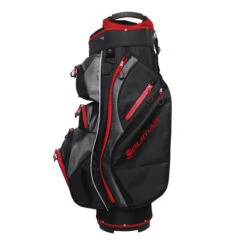 Orlimar Golf CRX Cart Bag With Removable Cooler -Fine Golf Store Orlimar CRX Cooler Bag Black Red 2