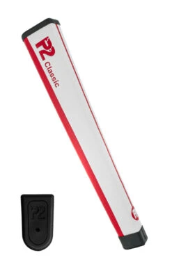 P2 Classic Putter Grips -Fine Golf Store P2 Classic Red White