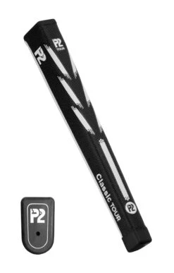 P2 Classic Tour Putter Grips 5 P2 Classic Tour Putter Grips -Fine Golf Store P2 Classic Tour Black White