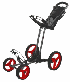 Sun Mountain Pathfinder PX4 Golf Push Carts -Fine Golf Store Pathfinder4MagneticGray Red