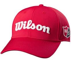 Wilson Performance Mesh Hat -Fine Golf Store PerformanceMesh 2023 Red 0