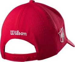 Wilson Performance Mesh Hat -Fine Golf Store PerformanceMesh 2023 Red 1