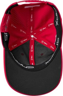 Wilson Performance Mesh Hat -Fine Golf Store PerformanceMesh 2023 Red 2