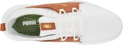 Puma Ignite Fasten8 Crafted Laced Golf Shoes -Fine Golf Store PumaFasten8Crafted WhiteLeatherBrown4