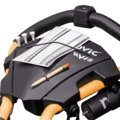 Clicgear Golf 3-Wheel Rovic Swivel Push Cart Model RV1s -Fine Golf Store RV1S Peach 2