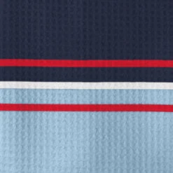 Sun Mountain Sonnenalp Mid-Stripe Golf Towel -Fine Golf Store Sonnenalp TOWELFROSTNAVYREDcopy