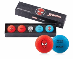 Volvik Marvel Limited Edition Marvel Golf Ball Gift Packs -Fine Golf Store Spider Man Box