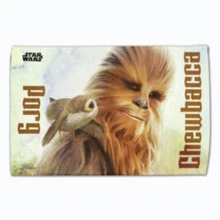 Star Wars Fan Towels 16" X 25" -Fine Golf Store Star Wars Fan towel 16x25 Chewbacca Porg
