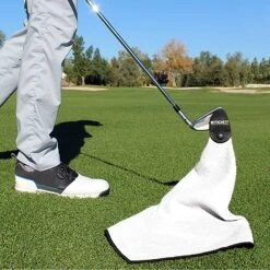 Monument Golf Stick It Magnetic Towels -Fine Golf Store Stick It Towel White c