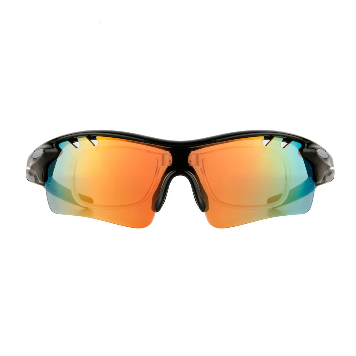 Tour Gear Gloss Black Interchangeable Sunglasses (with 5 Lense) 2 Tour Gear Gloss Black Interchangeable Sunglasses (with 5 Lense) - Image 2