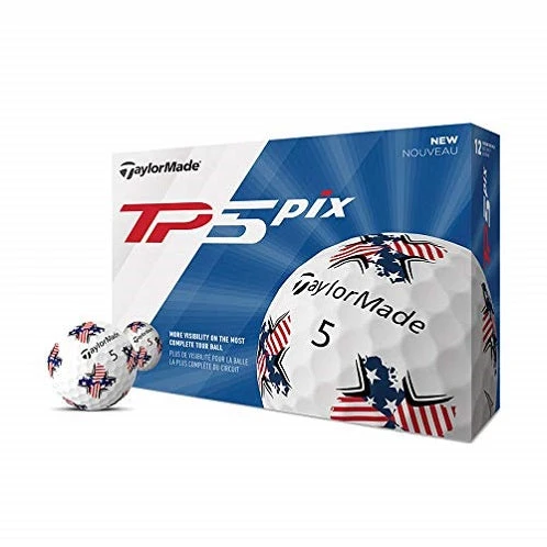 TaylorMade TP5 Pix USA Tour Golf Balls 1 TaylorMade TP5 Pix USA Tour Golf Balls