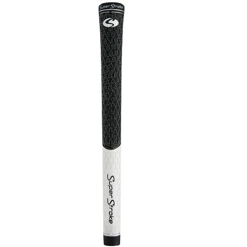 SuperStroke Half Cord TX1 Golf Grips - Midsize Black/White 1 SuperStroke Half Cord TX1 Golf Grips - Midsize Black/White