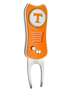 Team Golf Retractable Switchblade Switchfix Divot Tool Ball Marker - NCAA -Fine Golf Store Tennessee Volunteers Switchfix 44448 150