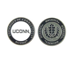NCAA Double Sided Collegiate Golf Ball Marker Coins -Fine Golf Store Uconn1