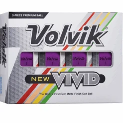 Volvik Vivid Matte Finish Golf Balls - Dozen 20 Volvik Vivid Matte Finish Golf Balls - Dozen -Fine Golf Store Vivid P