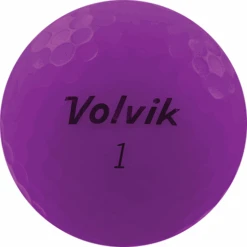 Volvik Vivid Matte Finish Golf Balls - Dozen 21 Volvik Vivid Matte Finish Golf Balls - Dozen -Fine Golf Store Vivid Purple