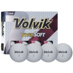 Volvik Vivid Soft Matte Urethane Golf Balls -Fine Golf Store Vivid Soft White