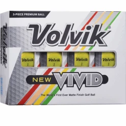 Volvik Vivid Matte Finish Golf Balls - Dozen 28 Volvik Vivid Matte Finish Golf Balls - Dozen -Fine Golf Store Vivid Y