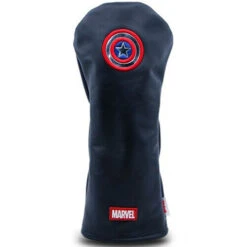 Volvik Marvel Leather Driver Headcovers 6 Volvik Marvel Leather Driver Headcovers -Fine Golf Store Volvik MarvelCaptAmericaLeatherHeadcover0