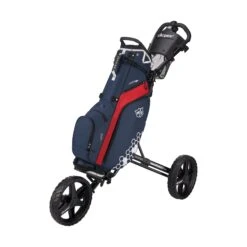 Wilson Staff Golf Feather Lite FL Stand Carry Bags -Fine Golf Store WGB5705NA WS FEATHER NARDWH Pocket On trolley