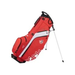 Wilson Staff Golf Feather Lite FL Stand Carry Bags -Fine Golf Store WGB5705RD WS FEATHER RDWHWH