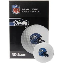 Wilson NFL Team Branded Golf Balls -Fine Golf Store WGWP166L SEA1