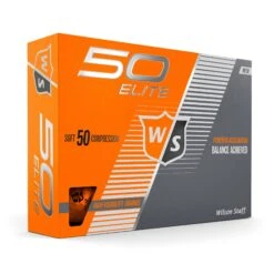 Wilson Staff 50 Elite Golf Balls 30 Wilson Staff 50 Elite Golf Balls -Fine Golf Store WGWP17920 2019 50 Elite Orange Right Hero