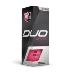 Wilson Staff 2020 Duo Soft Optix Golf Balls -Fine Golf Store WGWP509LO 6 Duo Optix 3 Ball Sleeve Pink.png.cq5dam.web .1200.1200