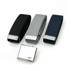 Nike 3-in-1 Web Belt Packs -Fine Golf Store WebBelt BlackGrayNavy0