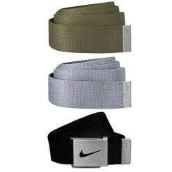 Nike 3-in-1 Web Belt Packs -Fine Golf Store WebBelt BlackOliveLightGray