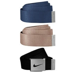 Nike 3-in-1 Web Belt Packs -Fine Golf Store WebBelt NavyBlackKhaki