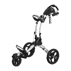 Clicgear Golf 3-Wheel Rovic Swivel Push Cart Model RV1s -Fine Golf Store White