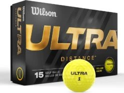 Wilson Ultra Golf Balls - 15 Pack -Fine Golf Store WilsonUltra 2023 Distance Yellow 0