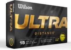 Wilson Ultra Golf Balls - 15 Pack -Fine Golf Store WilsonUltra 2023 Distance Yellow 2