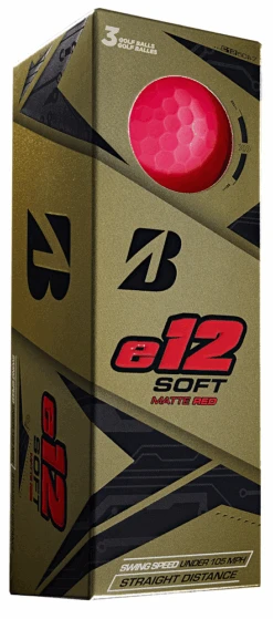 Bridgestone Golf E12 Soft Golf Balls 14 Bridgestone Golf E12 Soft Golf Balls -Fine Golf Store e12 Soft Matt Red Sleeve cadd919e 1c5f 4085 80f6 b373c9fb2f82