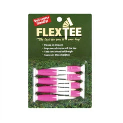 FlexTee Flexible Golf Tees - 8 Pack - Multi Heights -Fine Golf Store flex tees pink ladies