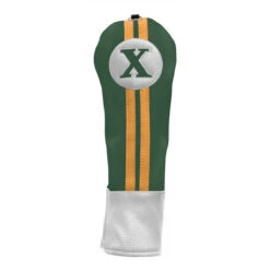 Sahara Retro Vintage #X Fairway Wood Headcovers -Fine Golf Store green yellow hc fw x