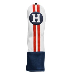 Sahara Retro Vintage Hybrid Headcovers 18 Sahara Retro Vintage Hybrid Headcovers -Fine Golf Store hy hc red white blue